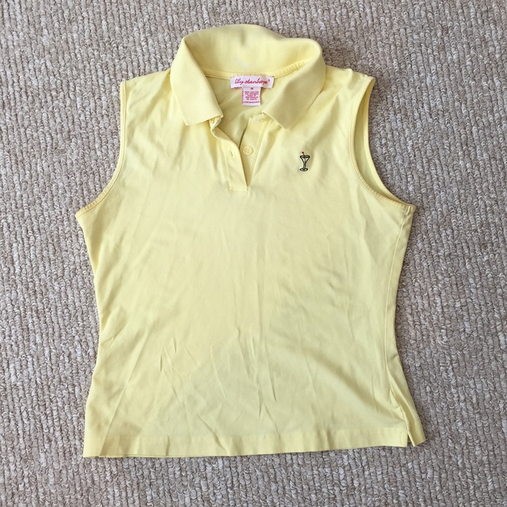 Collared button up tank